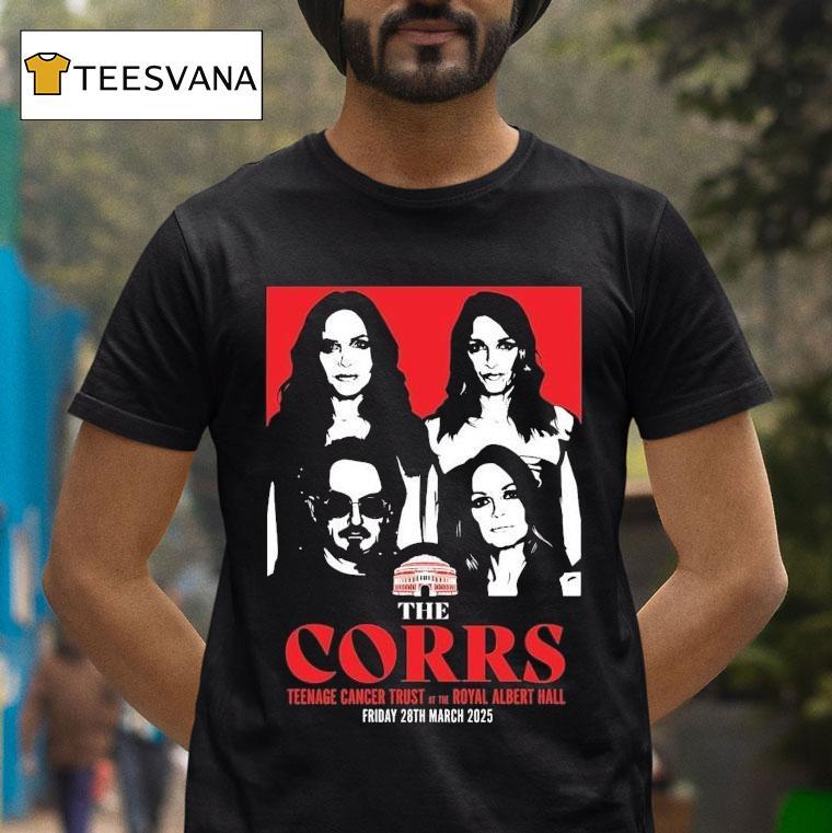 The Corrs Nage Cancer Trust At The Royal Albert Hall Friday 28th March 2025 Shirt