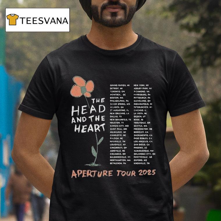 The Head And The Heart Aperture Tour 2025 Dates Shirt