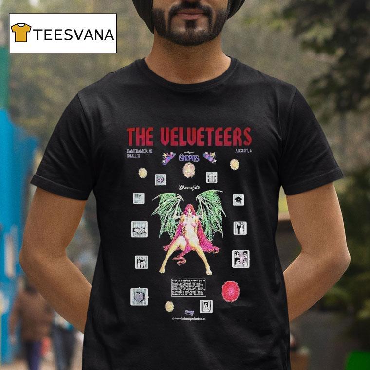 The Velvers Hamtramck, Mi At Small's Aug 4, 2025 Shirt