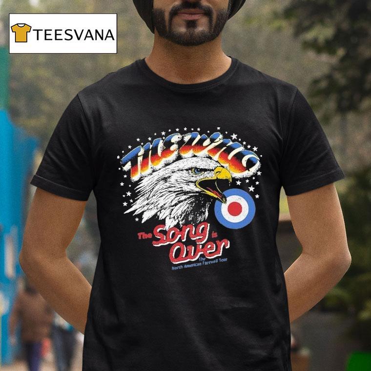 The Who The Song Is Over North America 2025 Farewell Tour Eagle Shirt