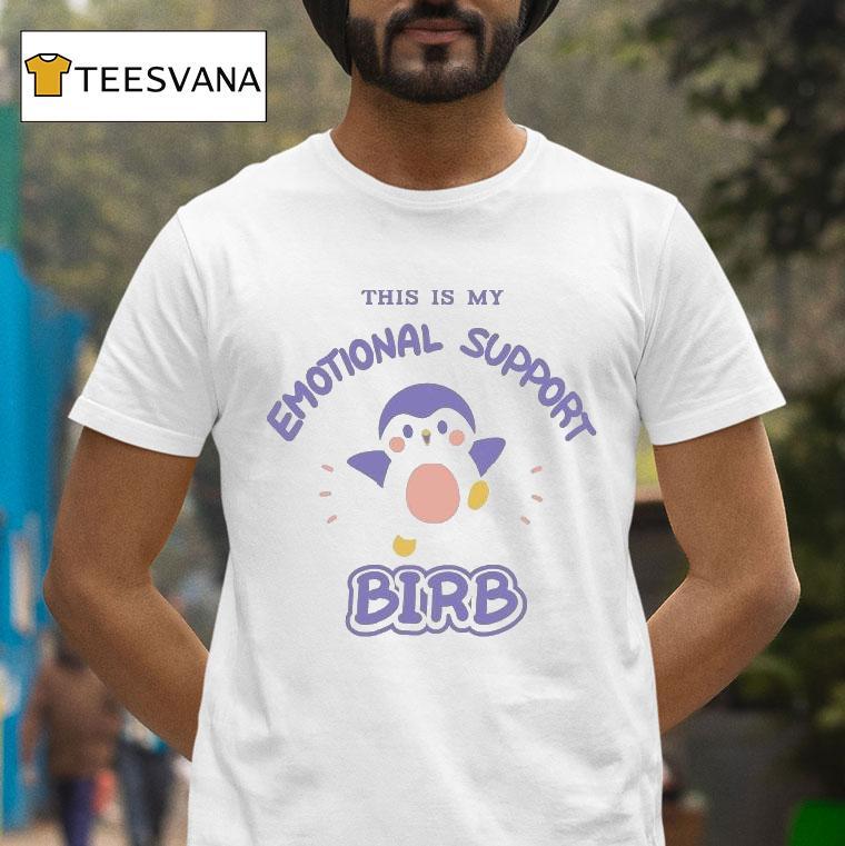 This Is My Emotional Support Birb Finch Shirt