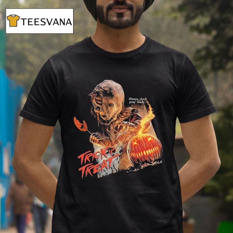 Trick &#8216;r Treat Always Check Your Candy Sam Is Watching Shirt