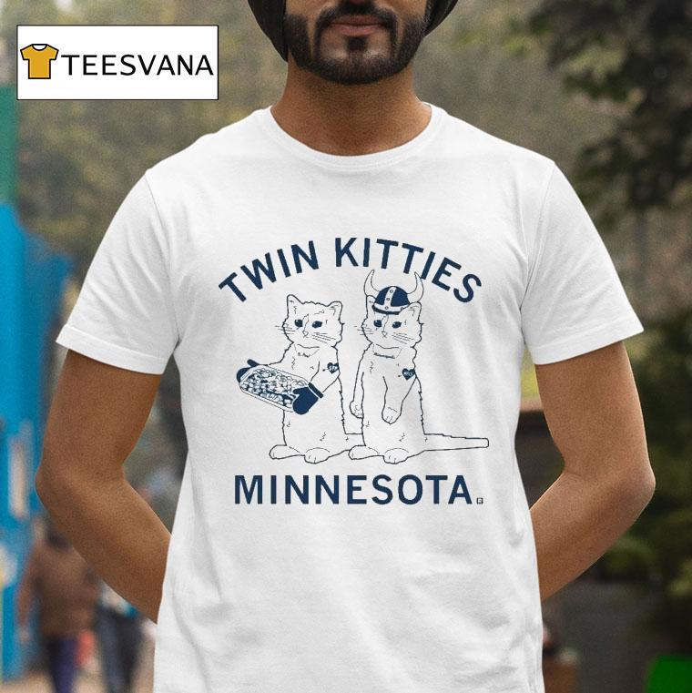 Twin Kitties Minnesota Cats Shirt