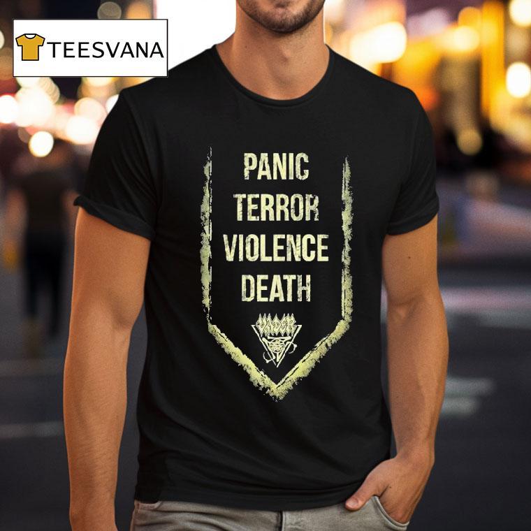 Vader Panic Terror Violence Death Shirt