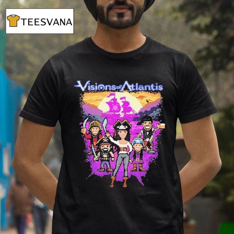 Visions Of Atlantis 8bit Party Pirates Shirt