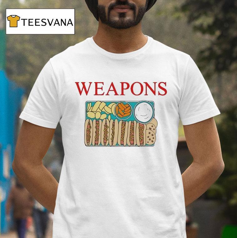 Weapons Hot Dog Shirt