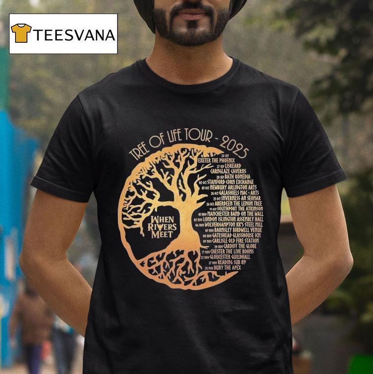 When Rivers Meet Dudes Tree Of Life Tour 2025 Shirt