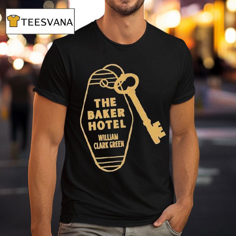 William Clark Green The Baker Hotel Skeleton Key Tour Shirt