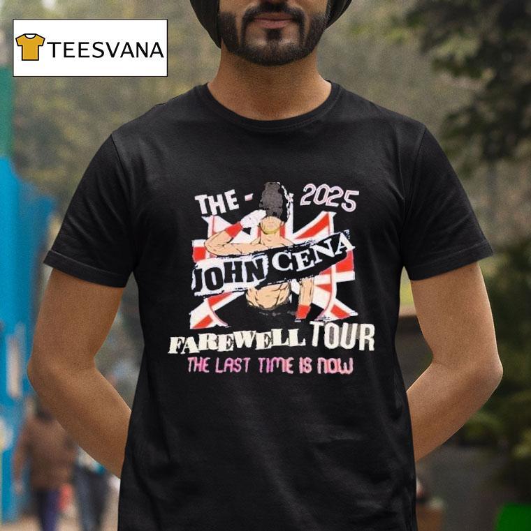 Wwe John Cena The 2025 Farewell Tour The Last Time Is Now London Shirt