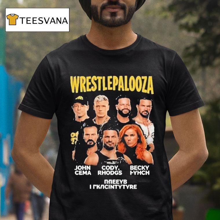 Wwe Wrestlepalooza 2025 John Cena Cody Rhodgs And Becky Lynch Final Indianapolis Shirt